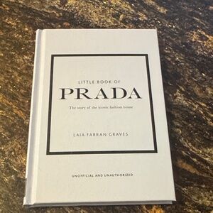 Prada Blue Hardcover Book